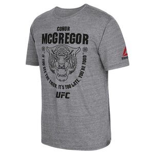 Reebok Heather Gray Graphic T-Shirt
